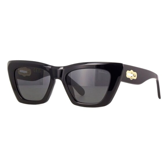 New MULBERRY Black Cat Eye SML256 0BLK Sunglasses Women - Picture 1 of 4